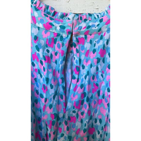 Lilly Pulitzer Jerrica Blouse Top Halter Ruffle Printed S - Picture 8 of 8